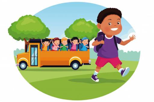 dépose de bus scolaire